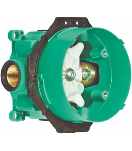 hansgrohe 15936181 PuraVida Quattro Green 3-Way Diverter Valve